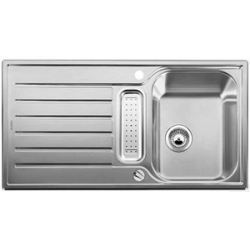 Zlewozmywak Blanco LANTOS 5 S stal dekor z korkiem automatycznym 514801